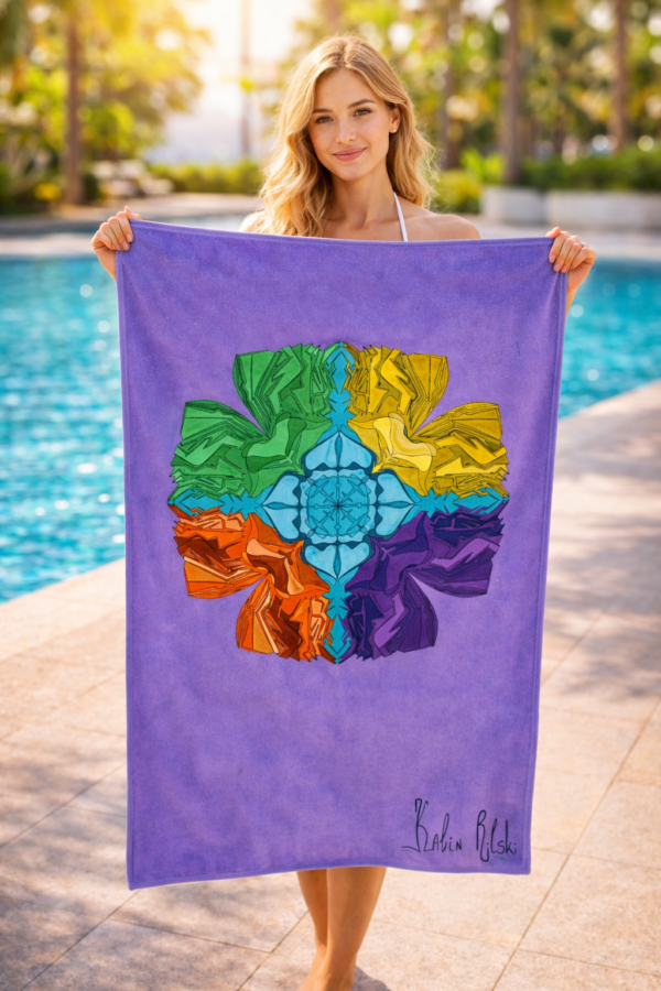 Плажна кърпа двулицева - 700003