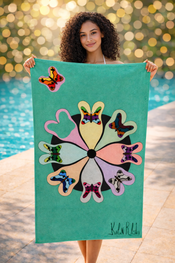 Плажна кърпа двулицева - 700008